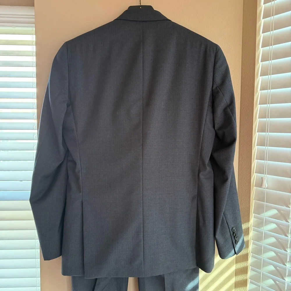 Ted Baker Men's Classic Charcoal Dark Gray Suit Jacket Pants London Endurance